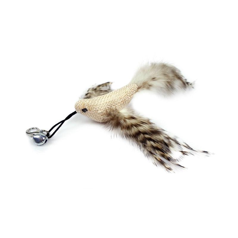 Tantalizing Feathered Fun Cat Stick Toy-2