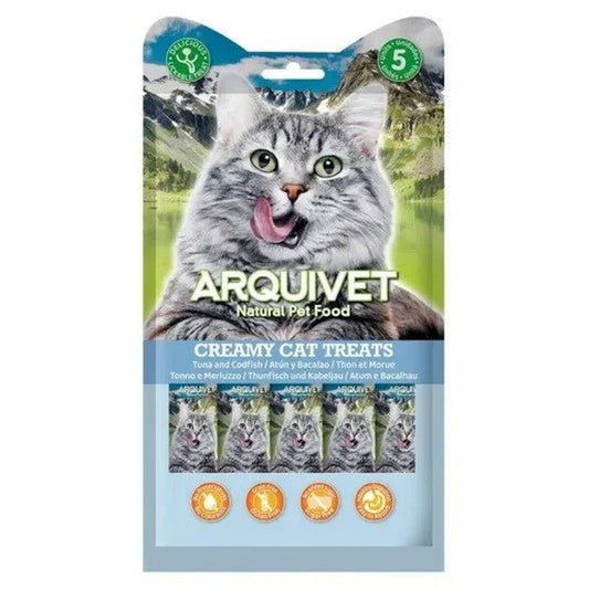 Snack for Cats Arquivet Creamy Cat Treats Fish-0